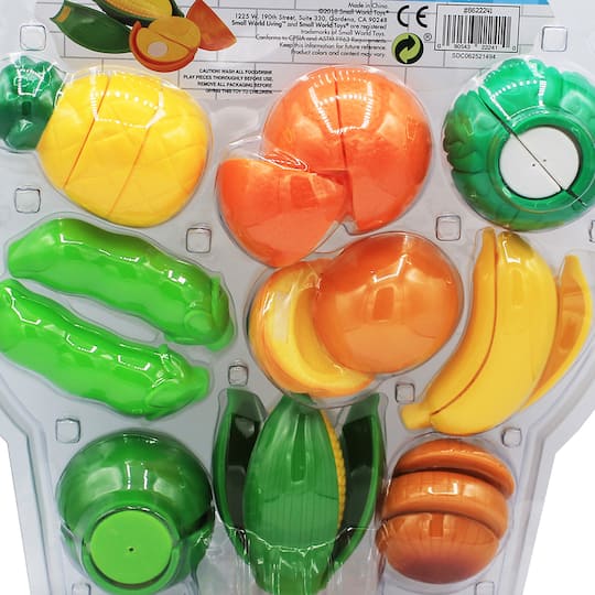 Small World Toys Pretend Play Fruit & Vegetable Set